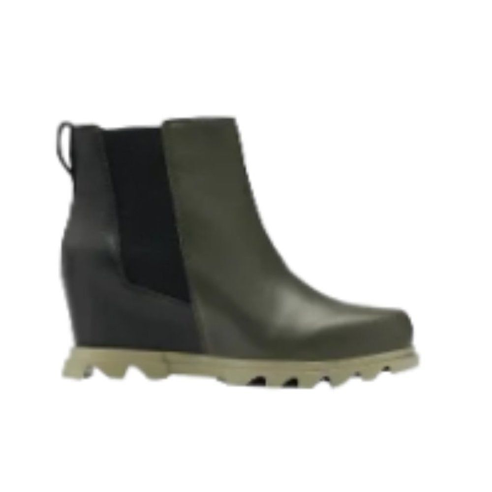 Sorel Joan of Artic Wedge III Chelsea Dark Moss, Sage 5 NWT